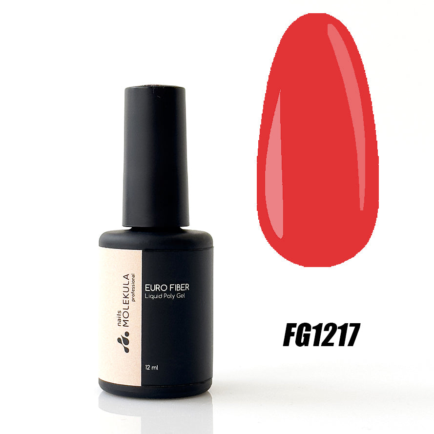Molekula Euro Fiber Gel FG1217 - chilli red 12ml