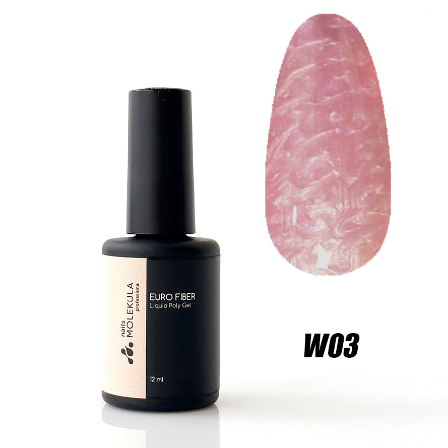 Molekula Euro Fiber Gel W03 - incredible amber 12ml