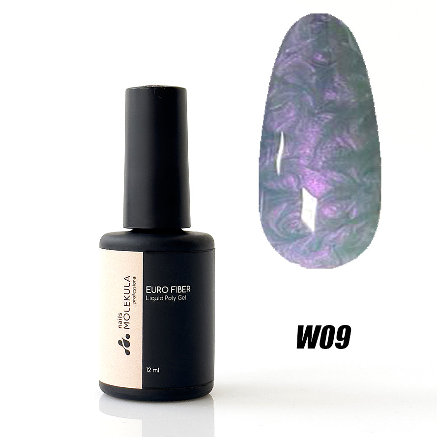 Molekula Euro Fiber Gel W09 - lava smoke 12ml
