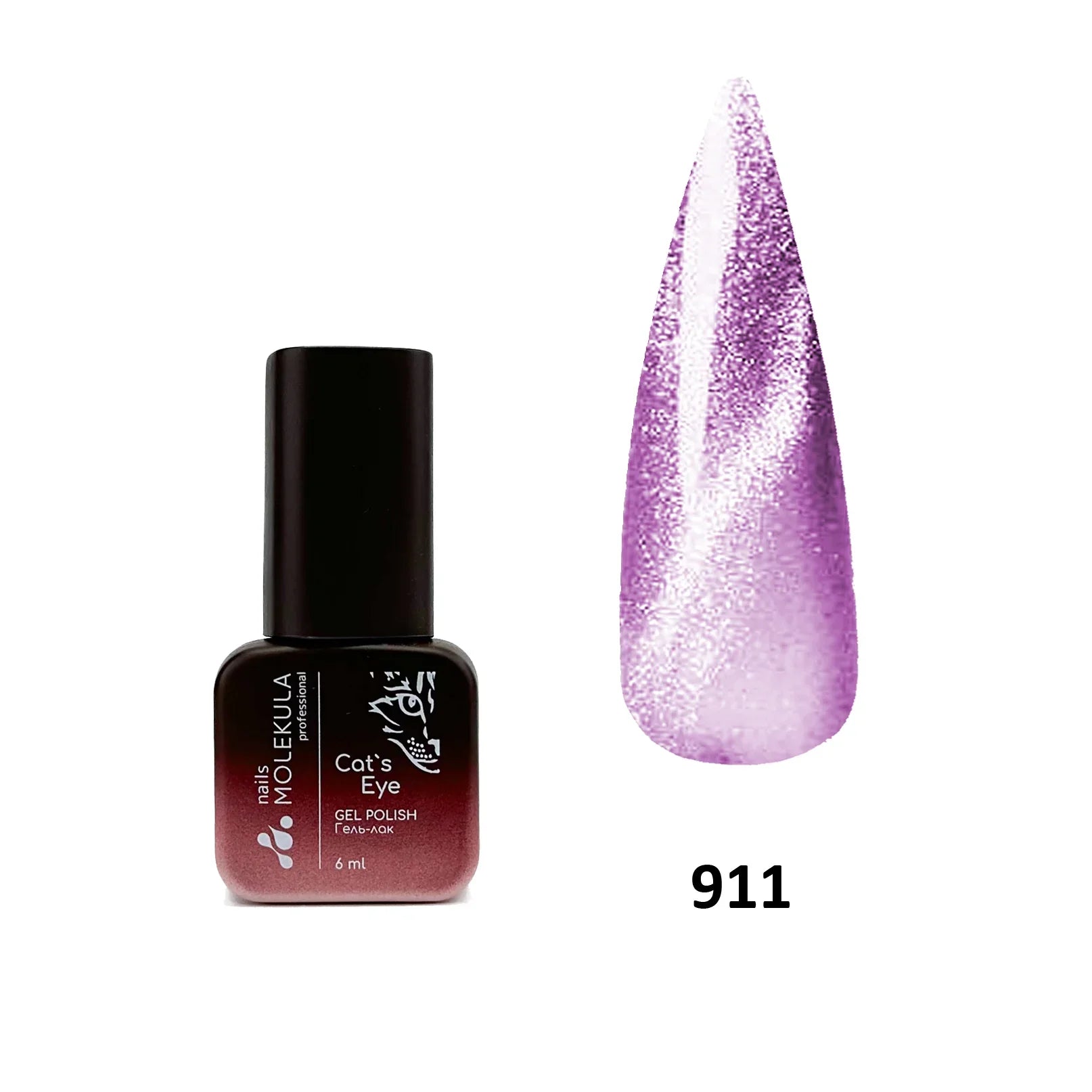 Molekula Gel polish Cat's Eye 9D - 911 6ml