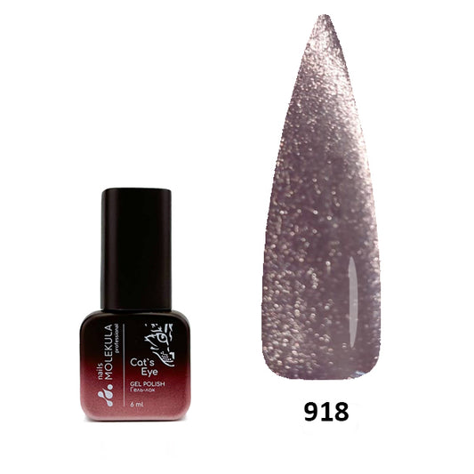 Molekula Gel polish Cat's Eye 9D - 918 6ml
