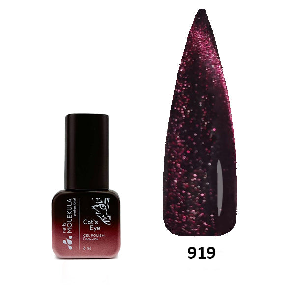 Molekula Gel polish Cat's Eye 9D - 919 6ml