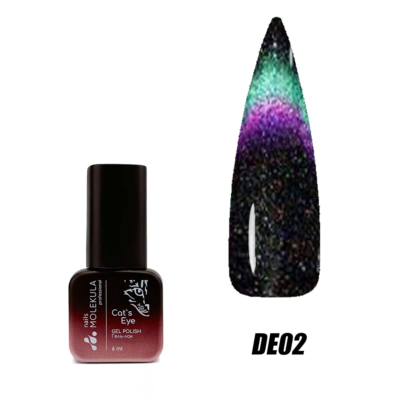 Molekula Gel polish Flash Dragon Eyes - DE02 6ml
