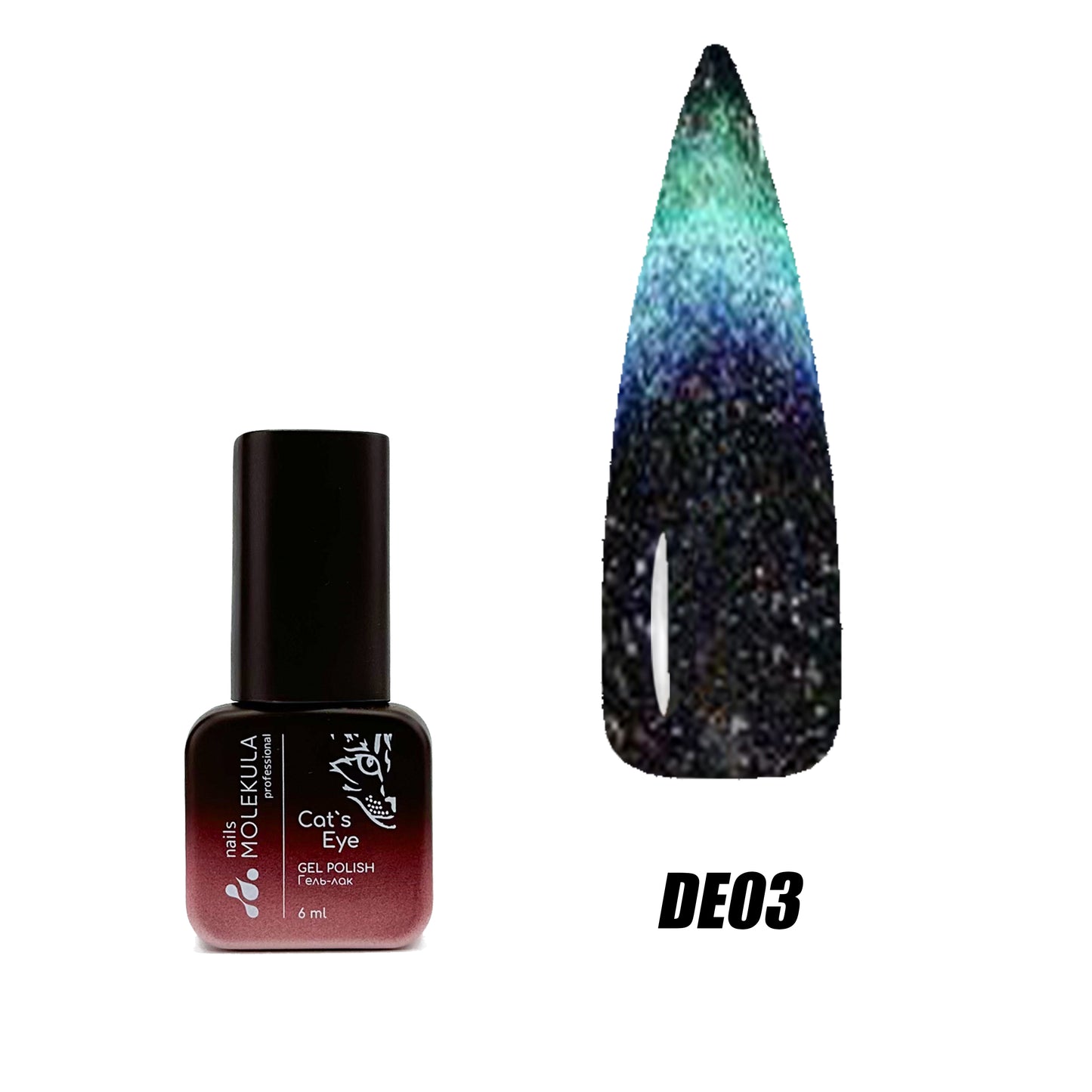 Molekula Gel polish Flash Dragon Eyes - DE03 6ml