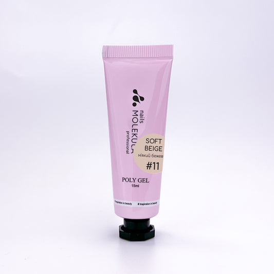 Molekula Polygel 11 - soft beige 15ml