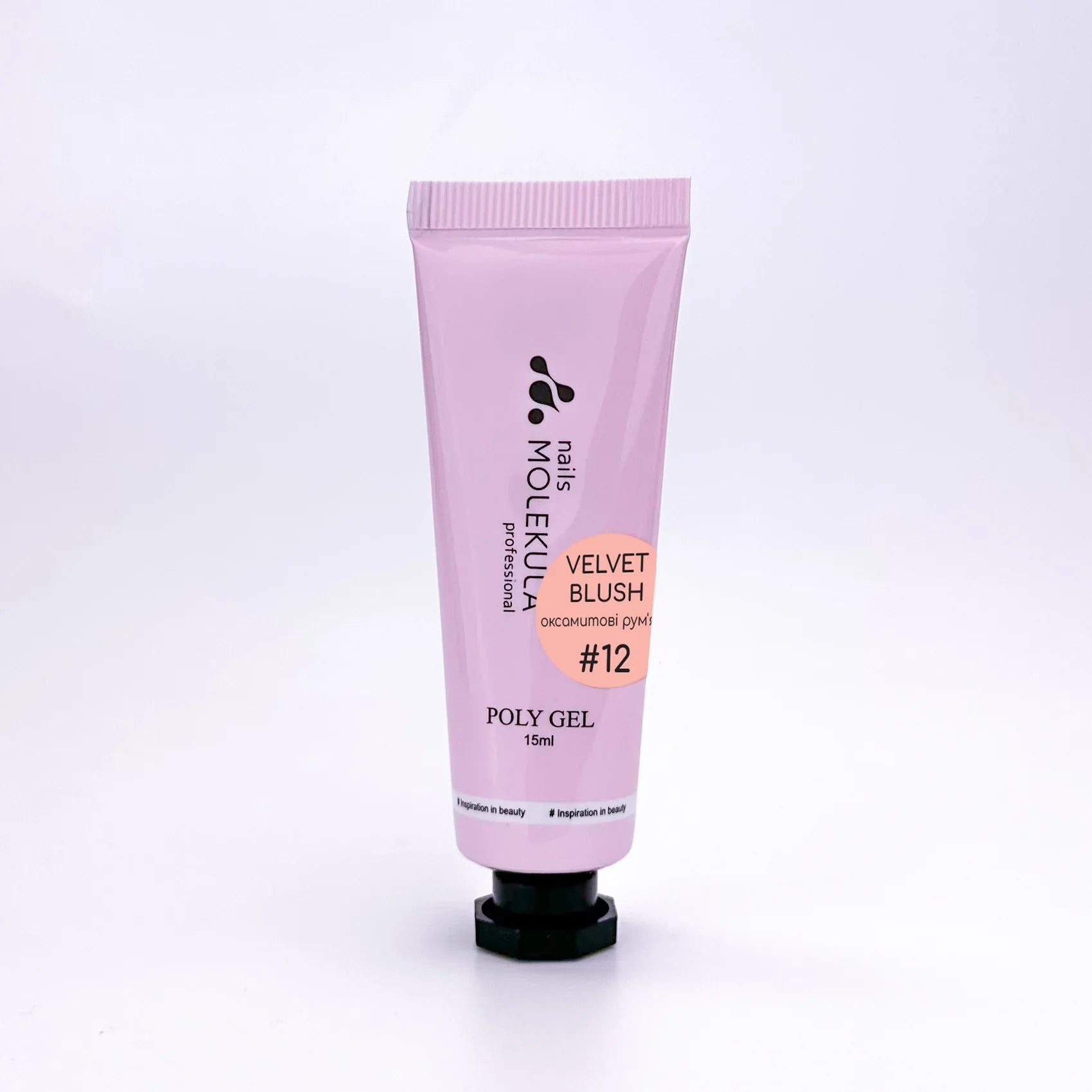 Molekula Polygel 12 - velvet blush 15ml