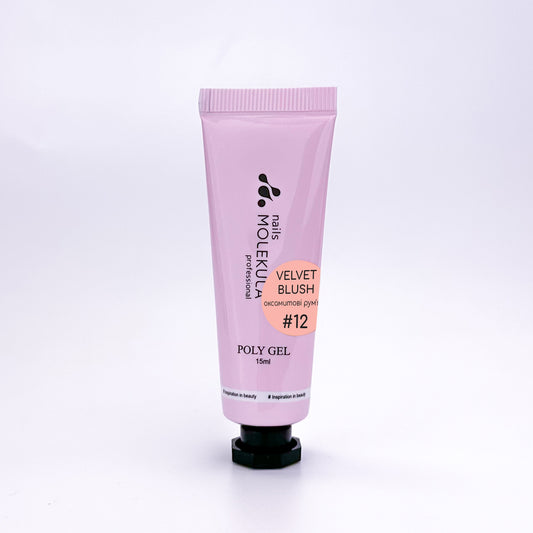 Molekula Polygel 12 - velvet blush 15ml