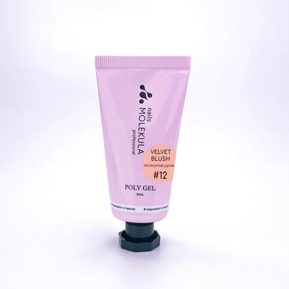 Molekula Polygel 12 - velvet blush 30ml