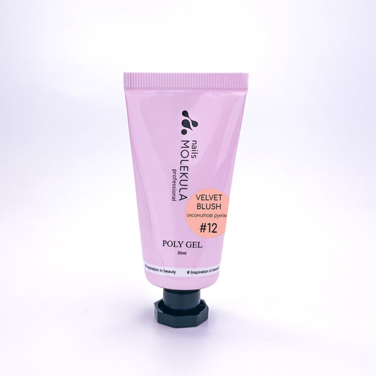 Molekula Polygel 12 - velvet blush 30ml