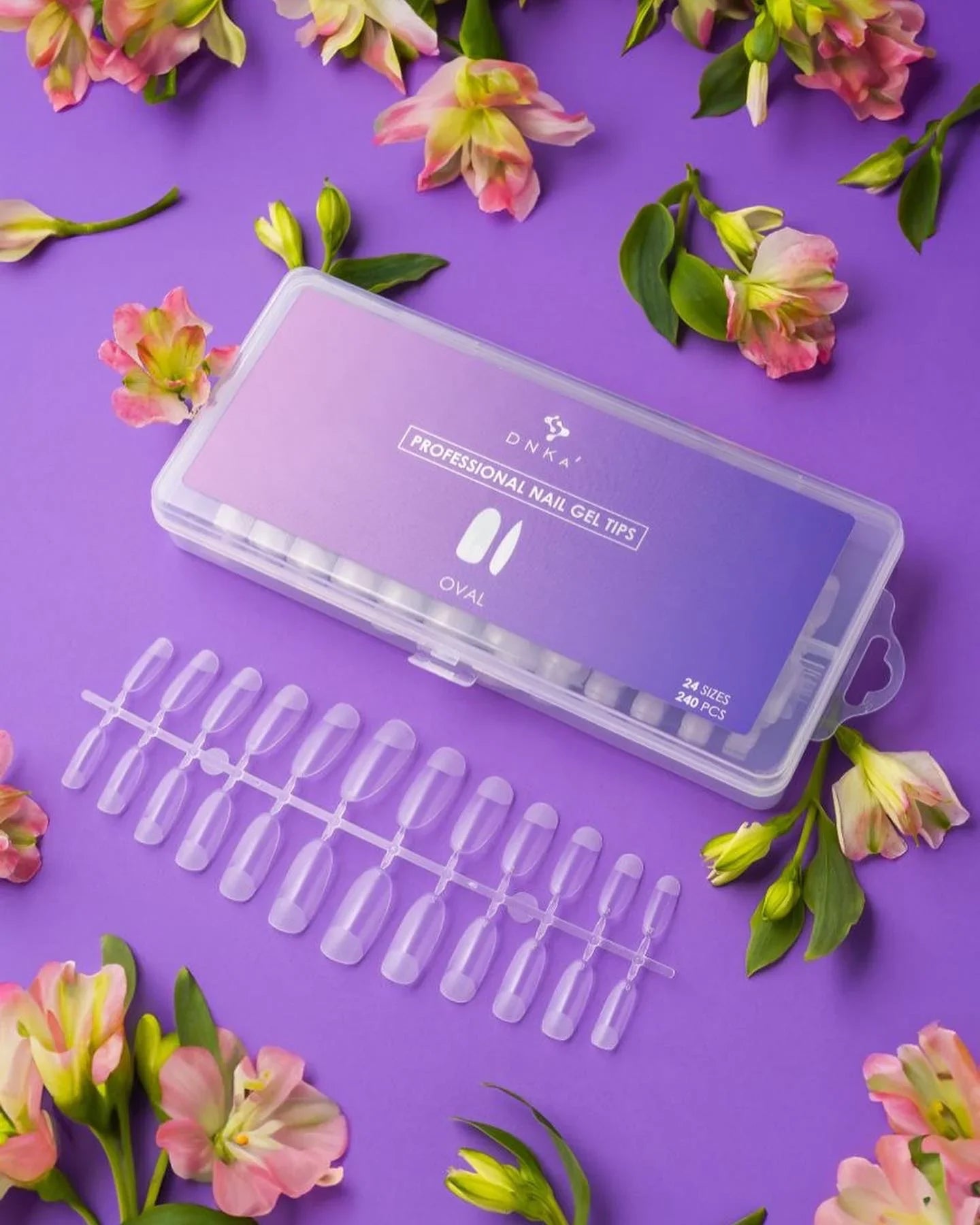 Tip Gel professionali OVAL 240pcs DNKa - Lady&Oscar
