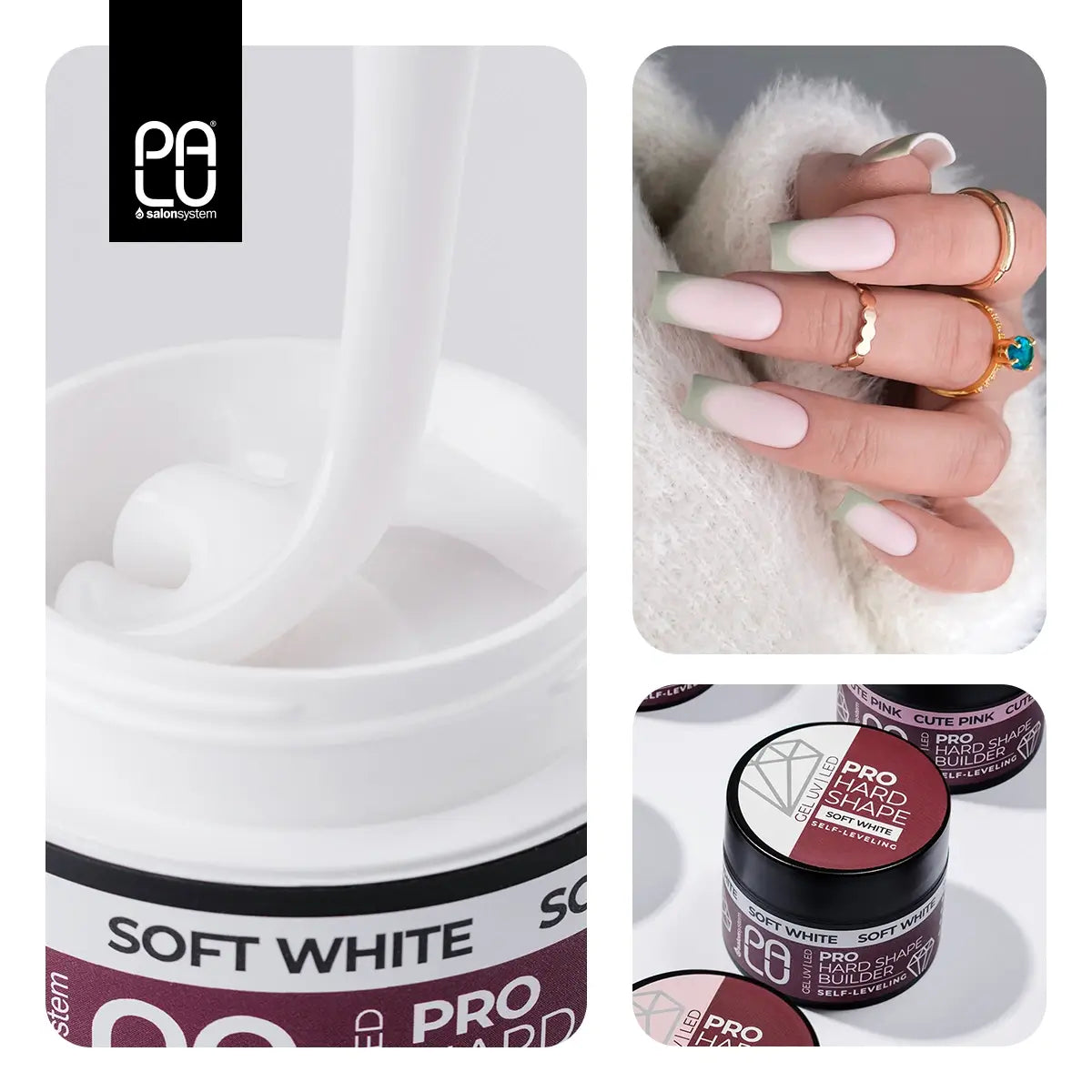 Vista alternativa di Palu Pro Hard Shape Soft White 45g