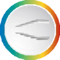 Pinza a granchio  tinta unita fluo cm 9,5 colore ARANCIO