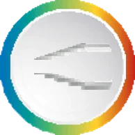 Pinza a granchio  tinta unita fluo cm 9,5 colore VERDE