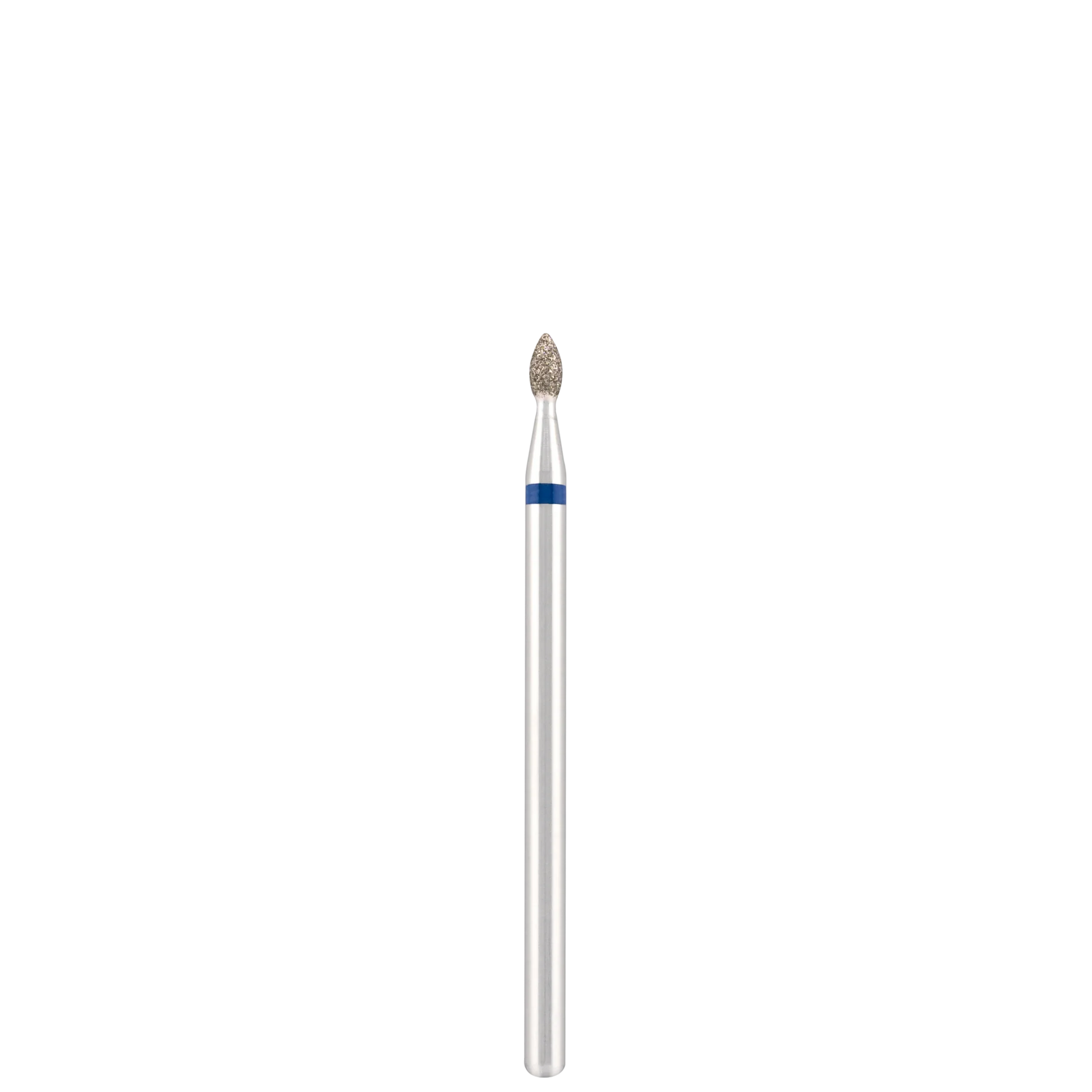 Punta Fresa Diamond bit "drop" blue, L- 4,0 mm., Ø2,1 mm. - Lady&Oscar