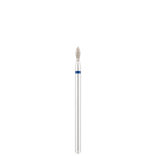 Punta Fresa Diamond bit "drop" blue, L- 4,5 mm., Ø1,8 mm. - Lady&Oscar