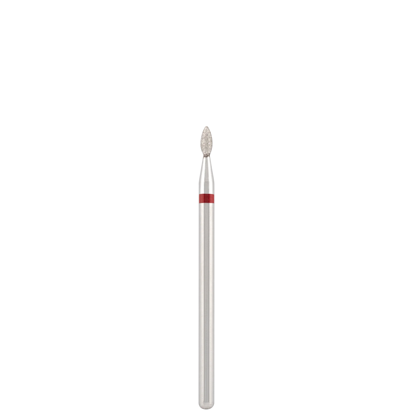 Punta Fresa Diamond bit "drop" red, L- 4,5 mm., Ø1,8 mm. - Lady&Oscar