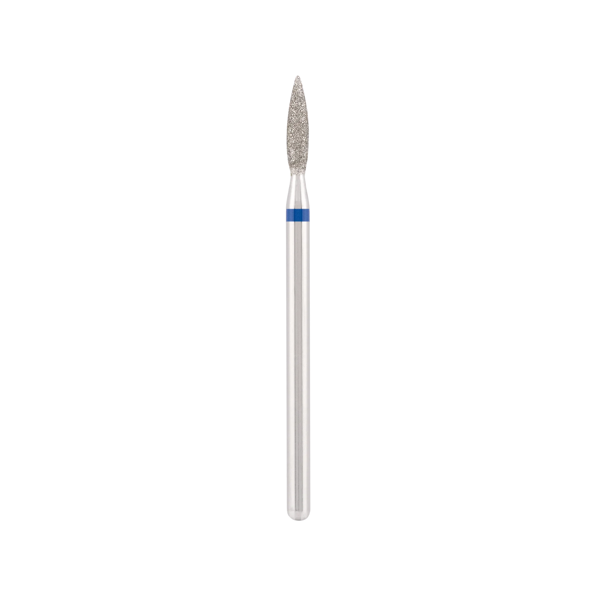 Punta Fresa Diamond bit "flame" safe blue, L- 10,0 mm., Ø2,3 mm. - Lady&Oscar