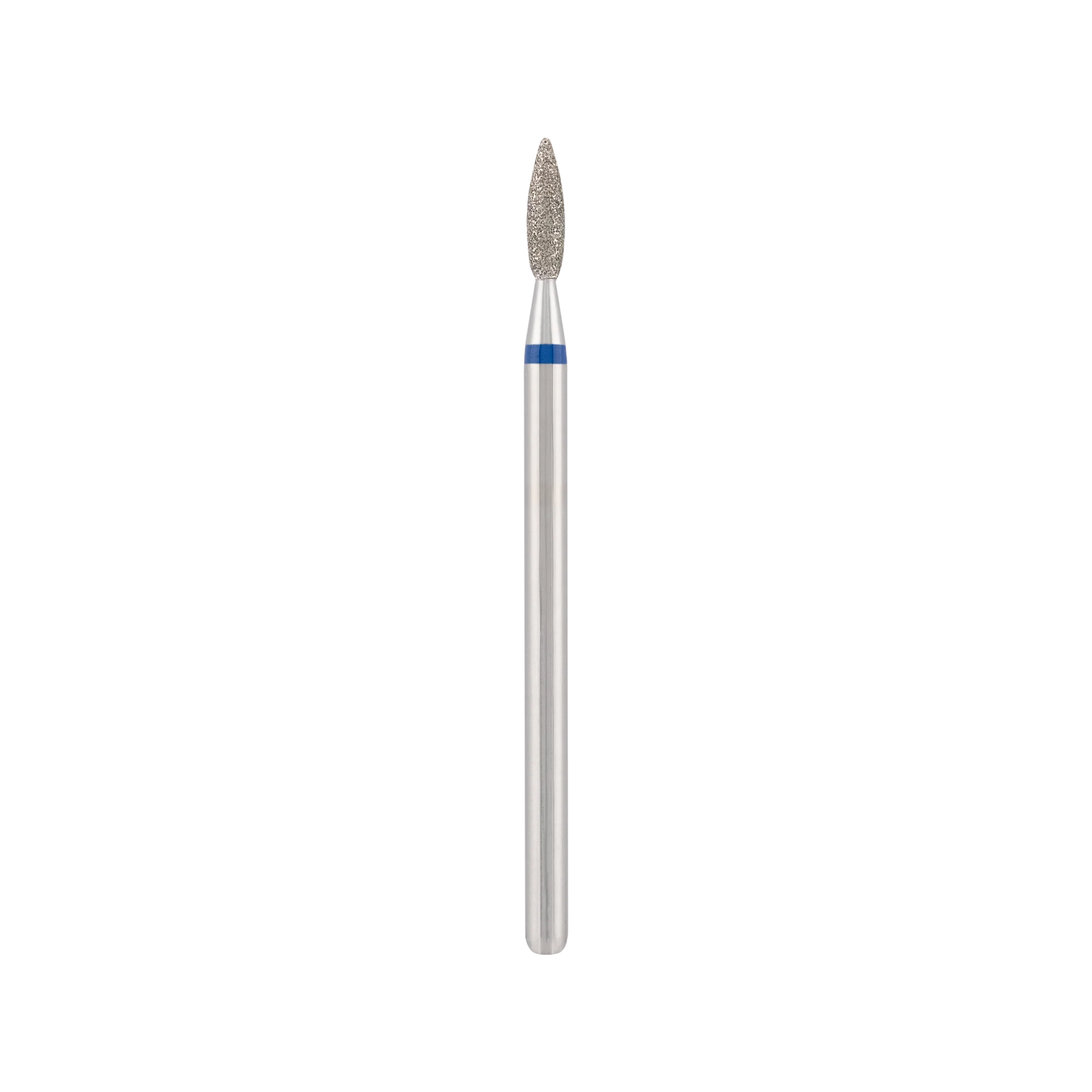 Punta Fresa Diamond bit "flame" safe blue, L- 8,0 mm., Ø2,1 mm. - Lady&Oscar