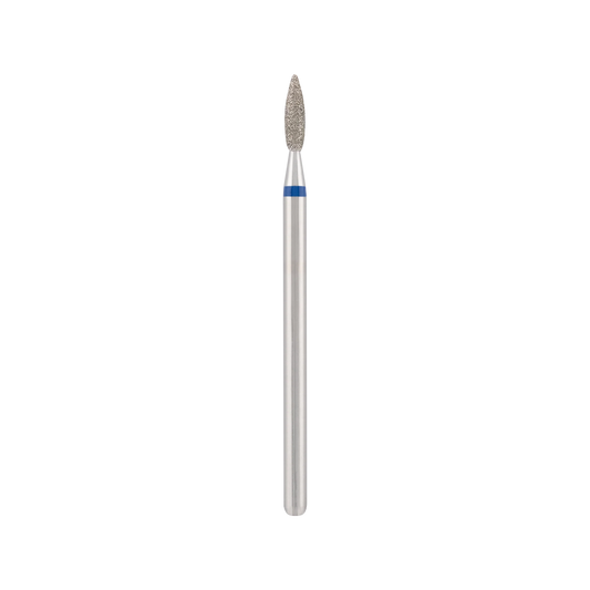 Punta Fresa Diamond bit "flame" safe blue, L- 8,0 mm., Ø2,1 mm. - Lady&Oscar