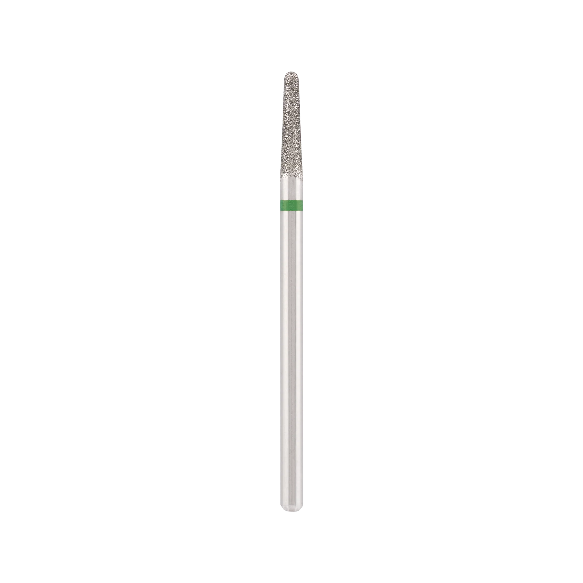 Punta Fresa Diamond bit "rounded cone" green, L-10,0 mm., Ø2,3 mm. - Lady&Oscar