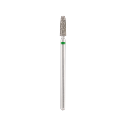 Punta Fresa Diamond bit "rounded cone" green, L-10,0 mm., Ø3,3 mm. - Lady&Oscar
