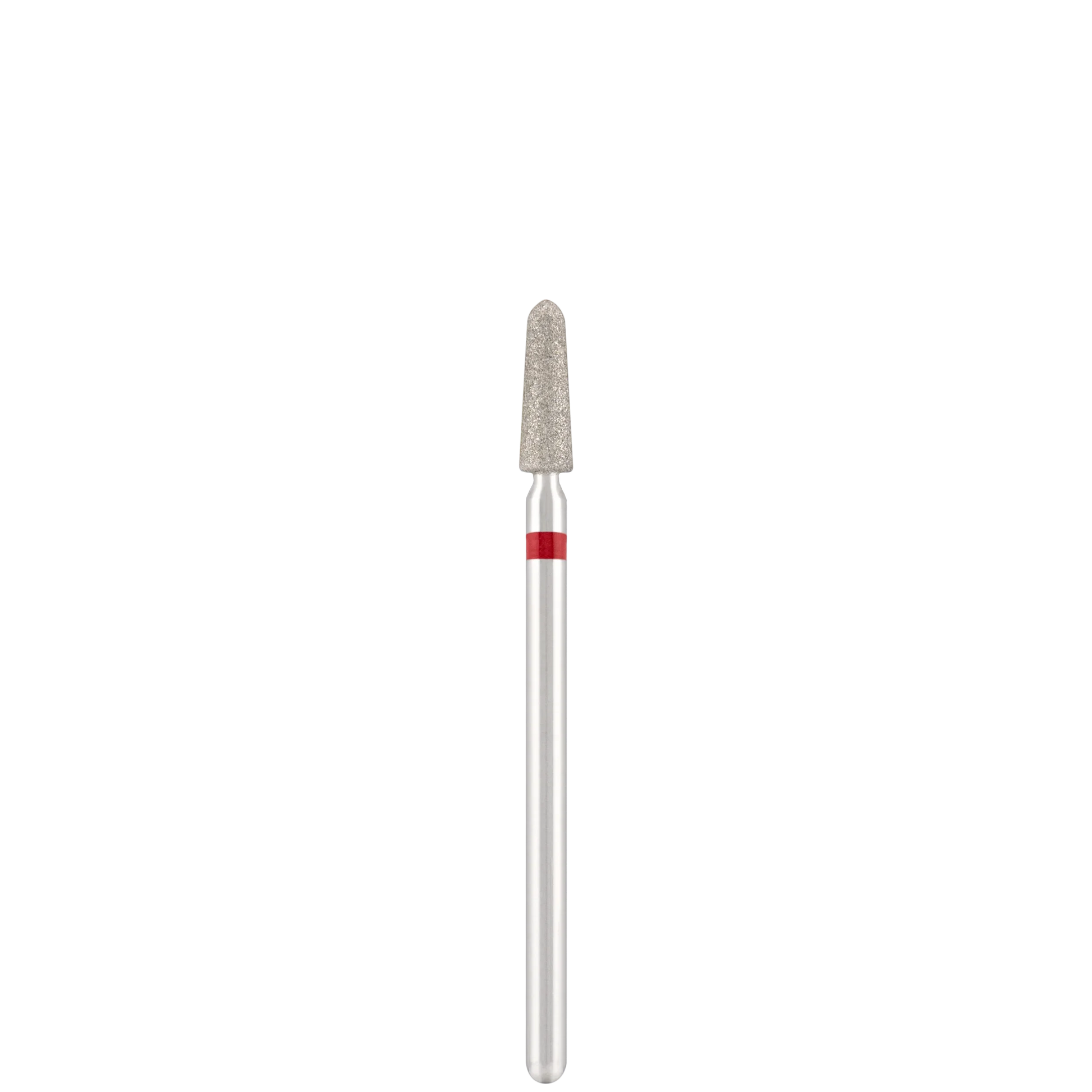 Punta Fresa Diamond bit "rounded cone" red, L-10,0 mm., Ø3,3 mm. - Lady&Oscar