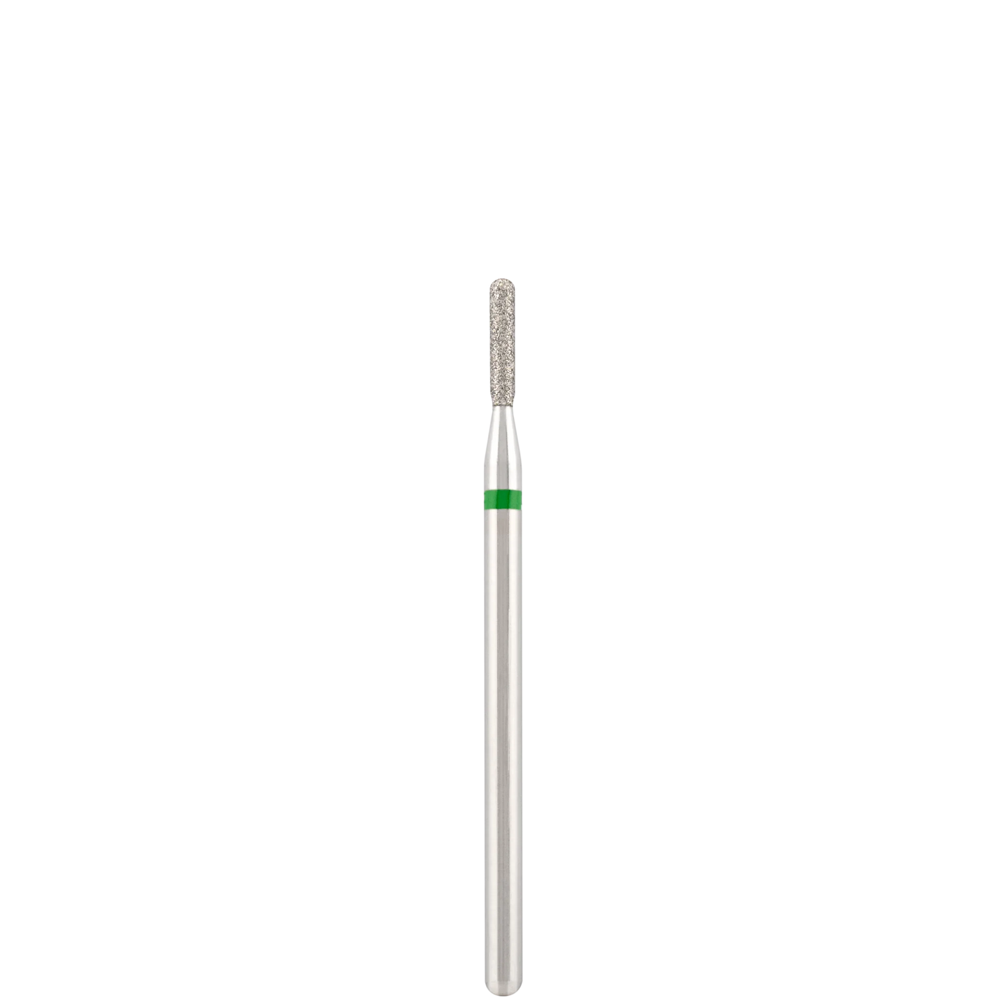 Punta Fresa Diamond bit "rounded cylinder" green, L-7,0 mm., Ø1,6 mm. - Lady&Oscar