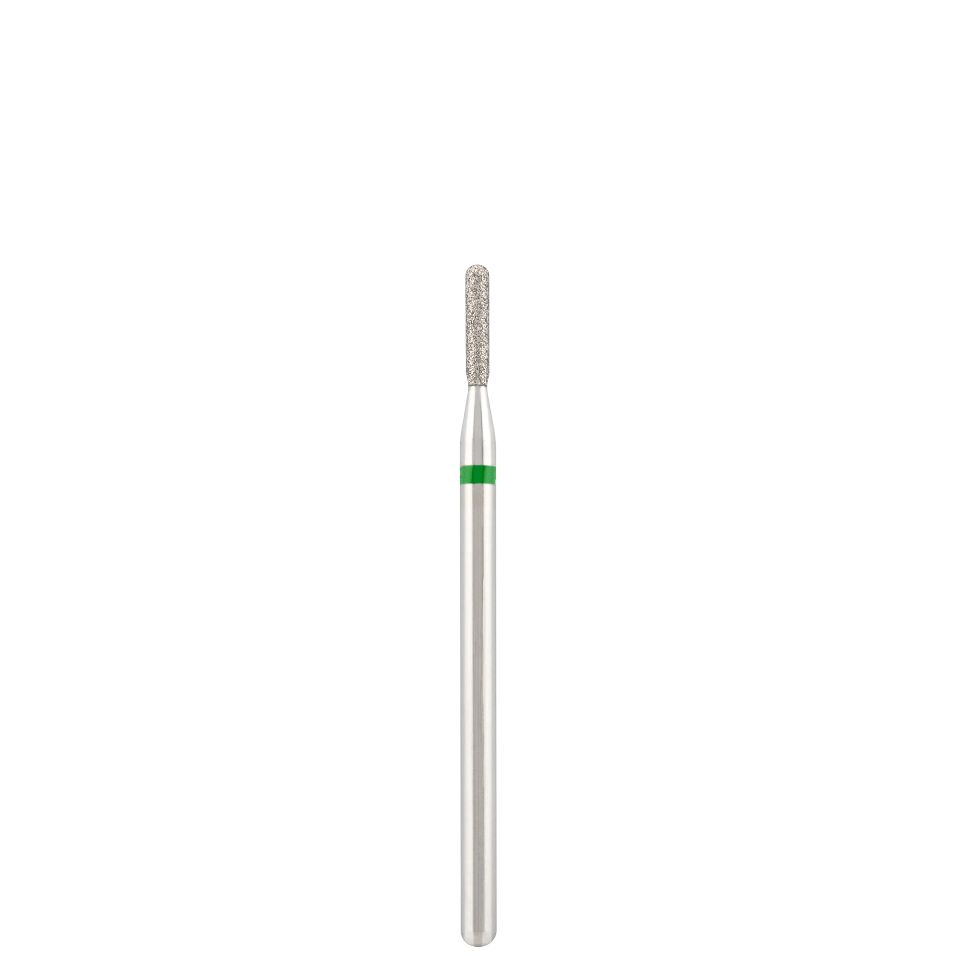Punta Fresa Diamond bit "rounded cylinder" green, L-7,0 mm., Ø1,6 mm. - Lady&Oscar