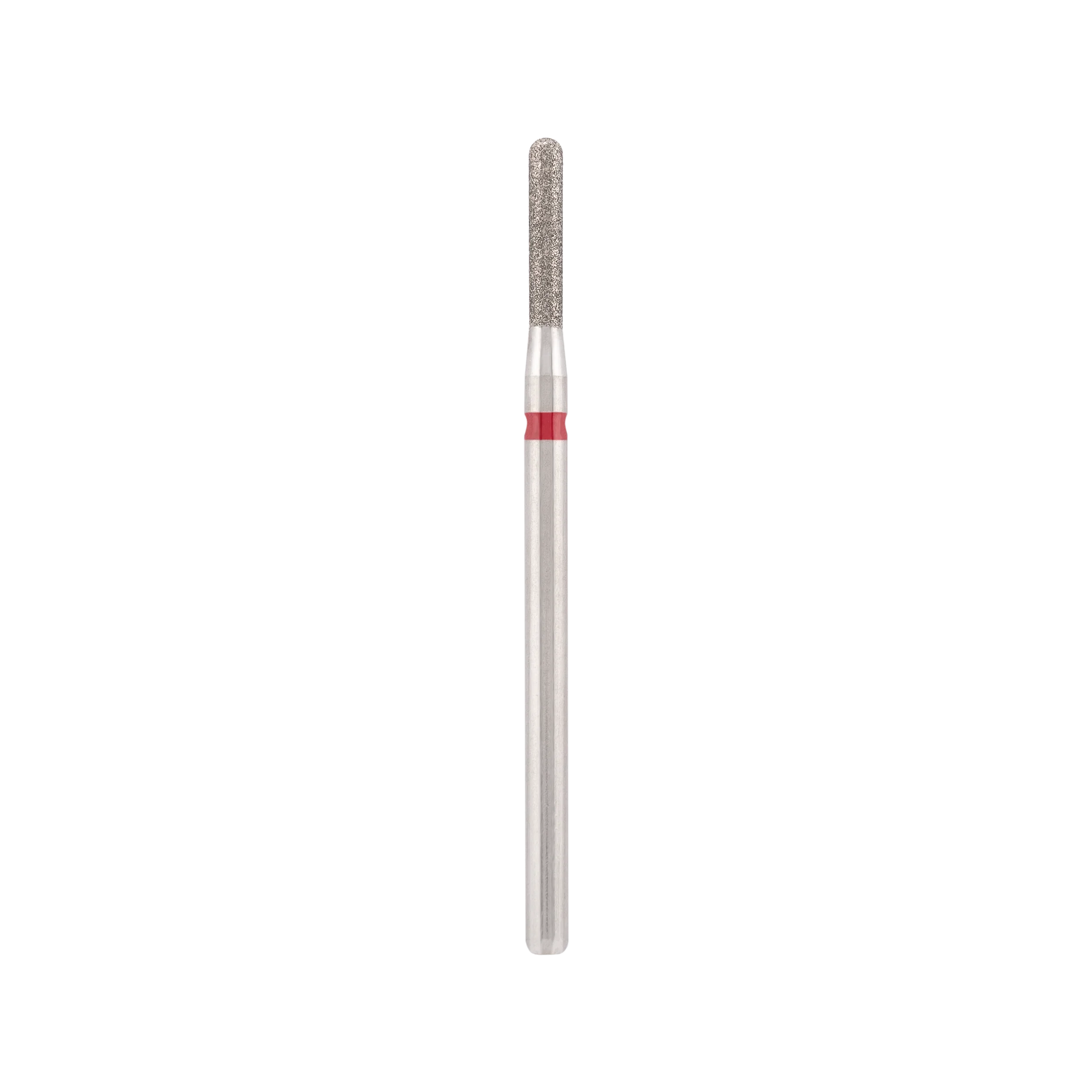 Punta Fresa Diamond bit "rounded cylinder" red, L-7,0 mm., Ø1,8 mm. - Lady&Oscar
