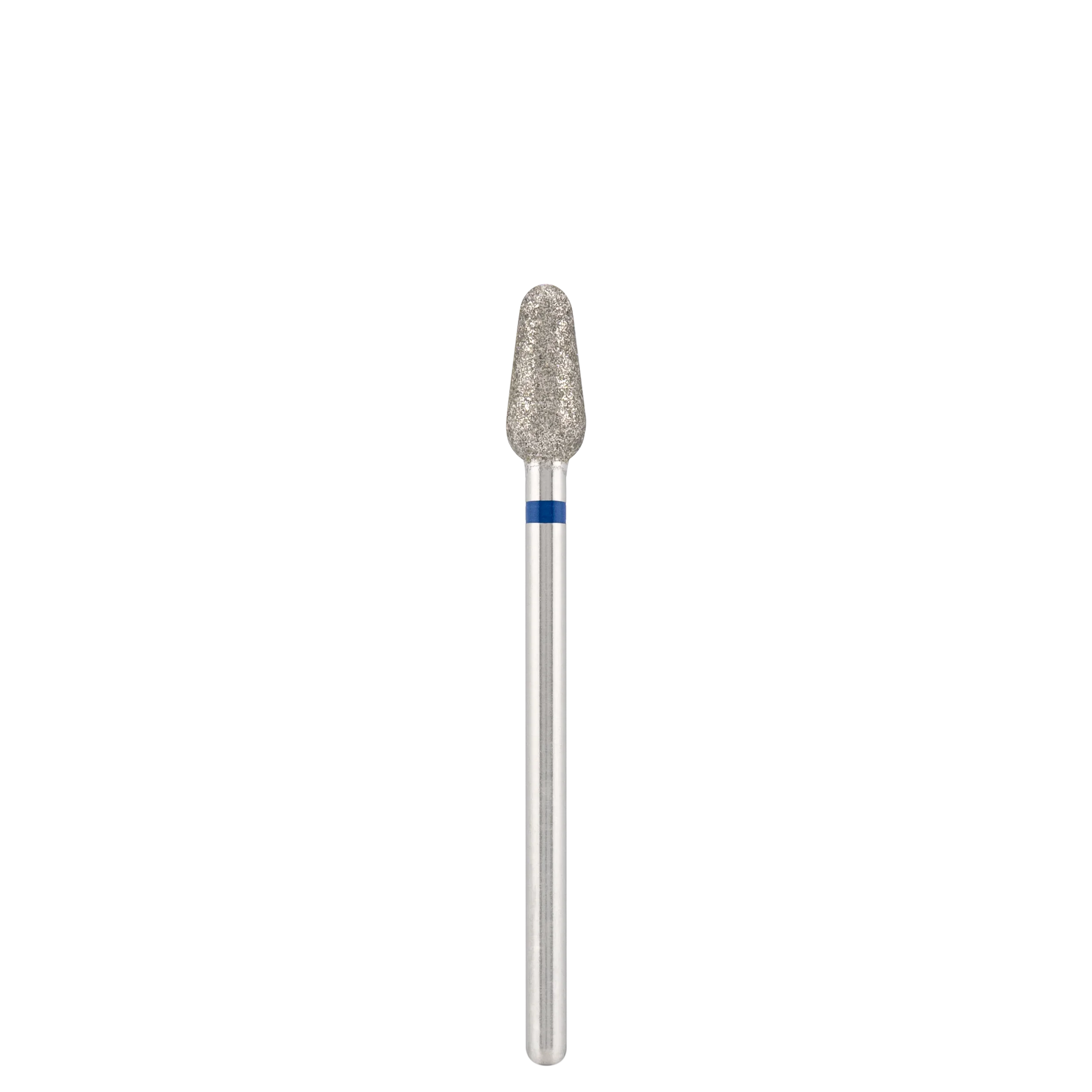 Punta Fresa Diamond bit "rounded drop" blue, L- 10,0 mm., Ø4,6 mm. - Lady&Oscar