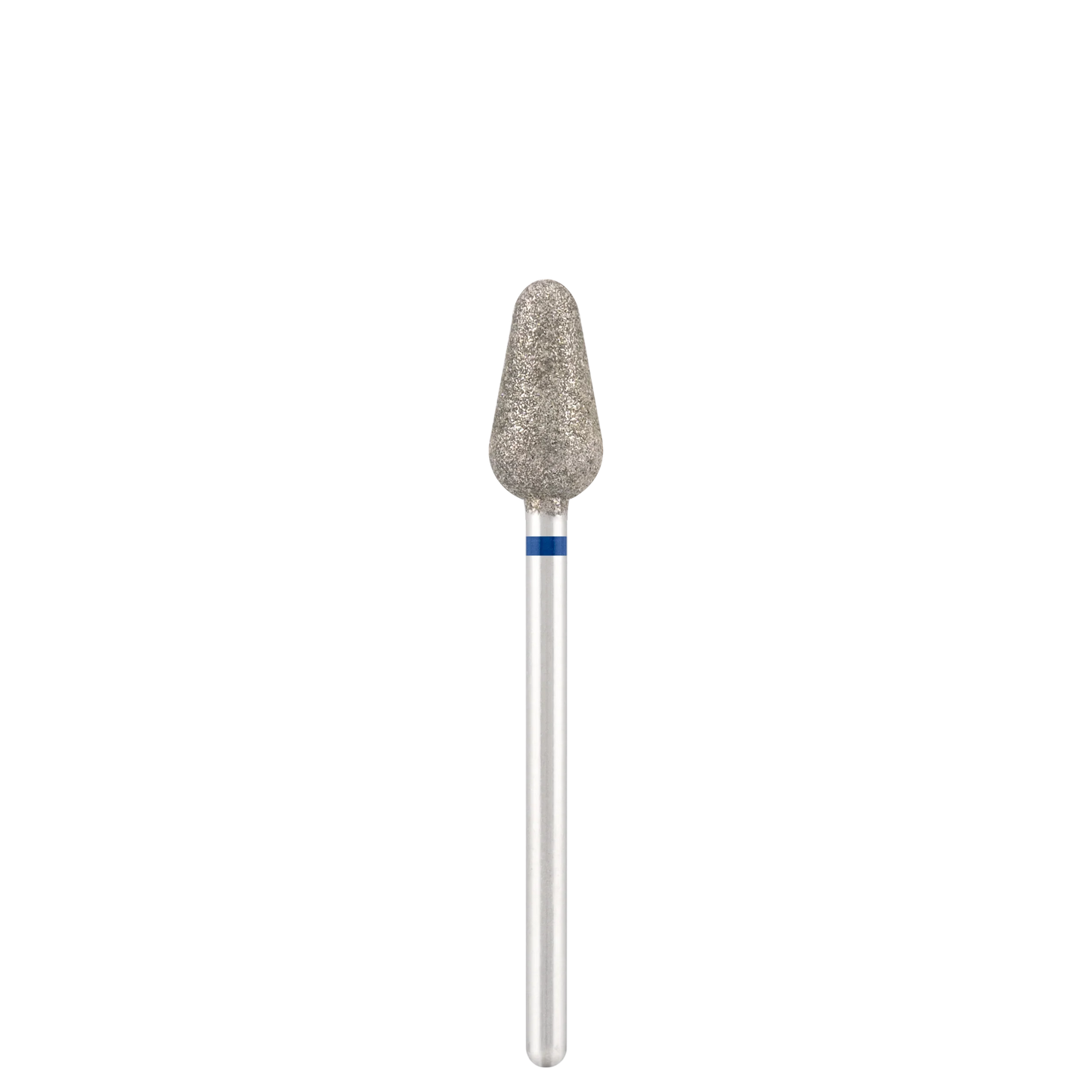 Punta Fresa Diamond bit "rounded drop" blue, L- 12,5 mm., Ø6,5 mm. - Lady&Oscar