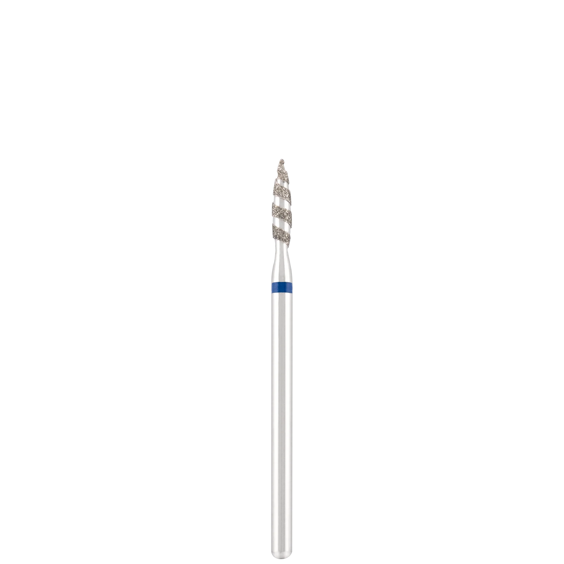 Punta Fresa Diamond bit "tornado" blue, L- 10,0 mm., Ø2,3 mm. - Lady&Oscar