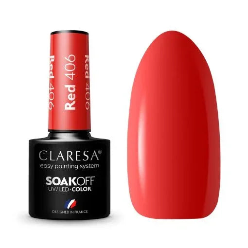Claresa Smalto Semipermanente 406 Red - 5g - Lady&Oscar