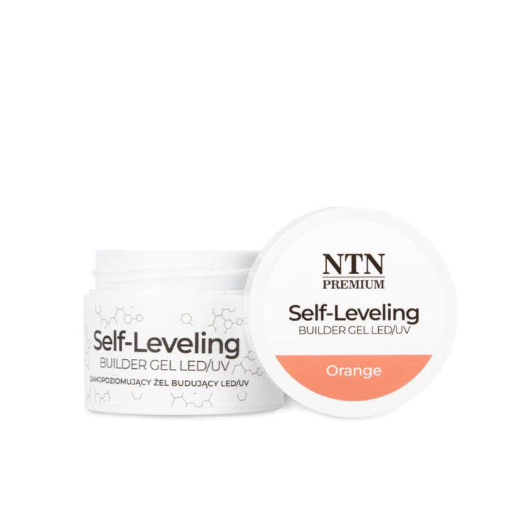 NTN Premium Builder Gel Self Leveling Orange 15 g, HEMA/Di-HEMA free - Lady&Oscar