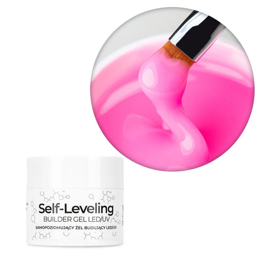 NTN Premium Builder Gel Self Leveling Pink 15 g, HEMA/Di-HEMA free