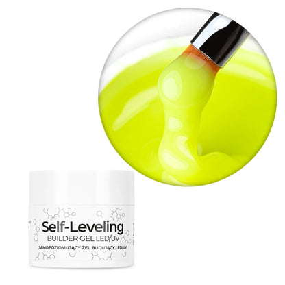 NTN Premium Builder Gel Self Leveling Yellow 15 g, HEMA/Di-HEMA free