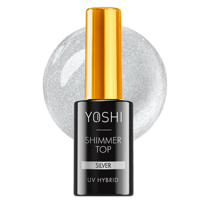 Yoshi Shimmer Top Silver 10ml