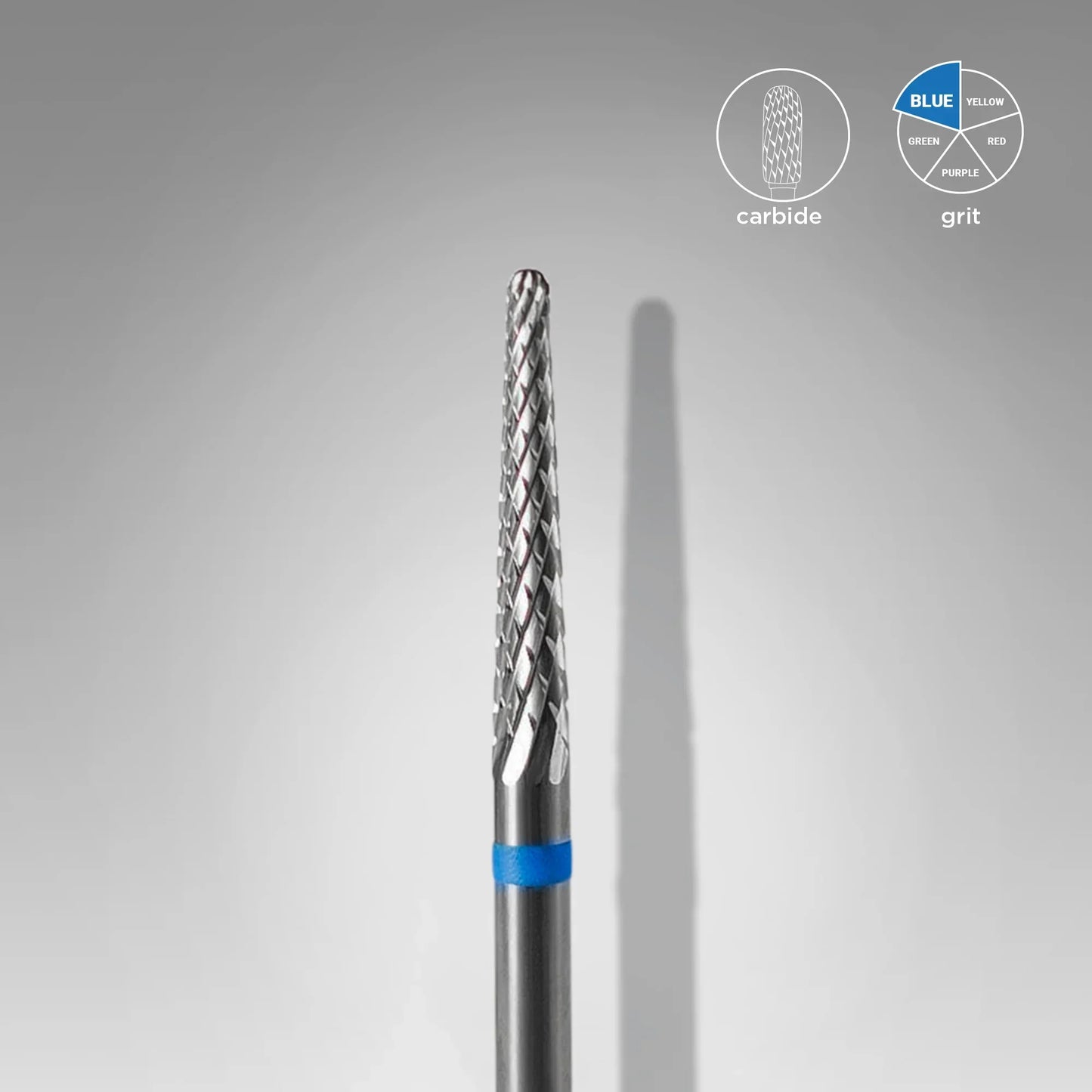STALEKS Carbide nail drill bit, nail cleaner mini, EXPERT diameter 1.2 mm/working part 2.5 mm - Lady&Oscar
