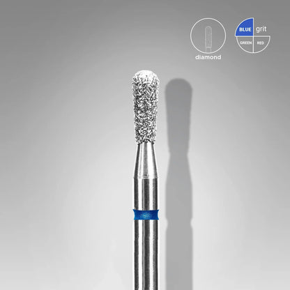 STALEKS Diamond nail drill bit match blue EXPERT head diameter 2,3 mm / working part 5 mm - Lady&Oscar