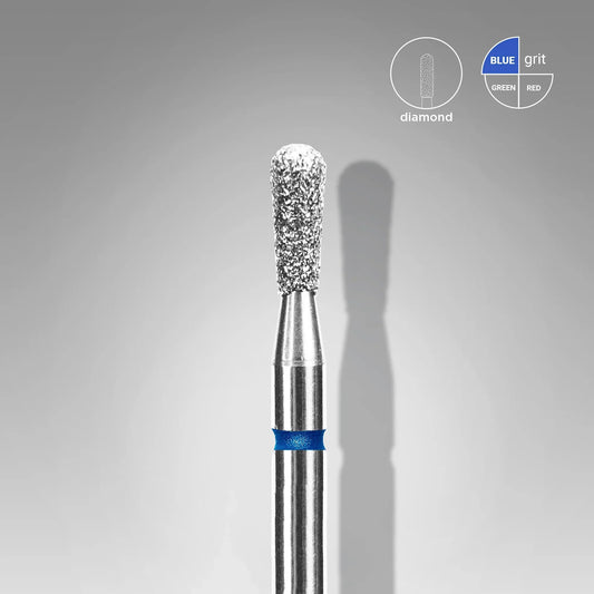 STALEKS Diamond nail drill bit match blue EXPERT head diameter 2,3 mm / working part 5 mm - Lady&Oscar