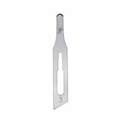 LUXYS Lama sgorbia monouso n. 3 - box 12 pezzi