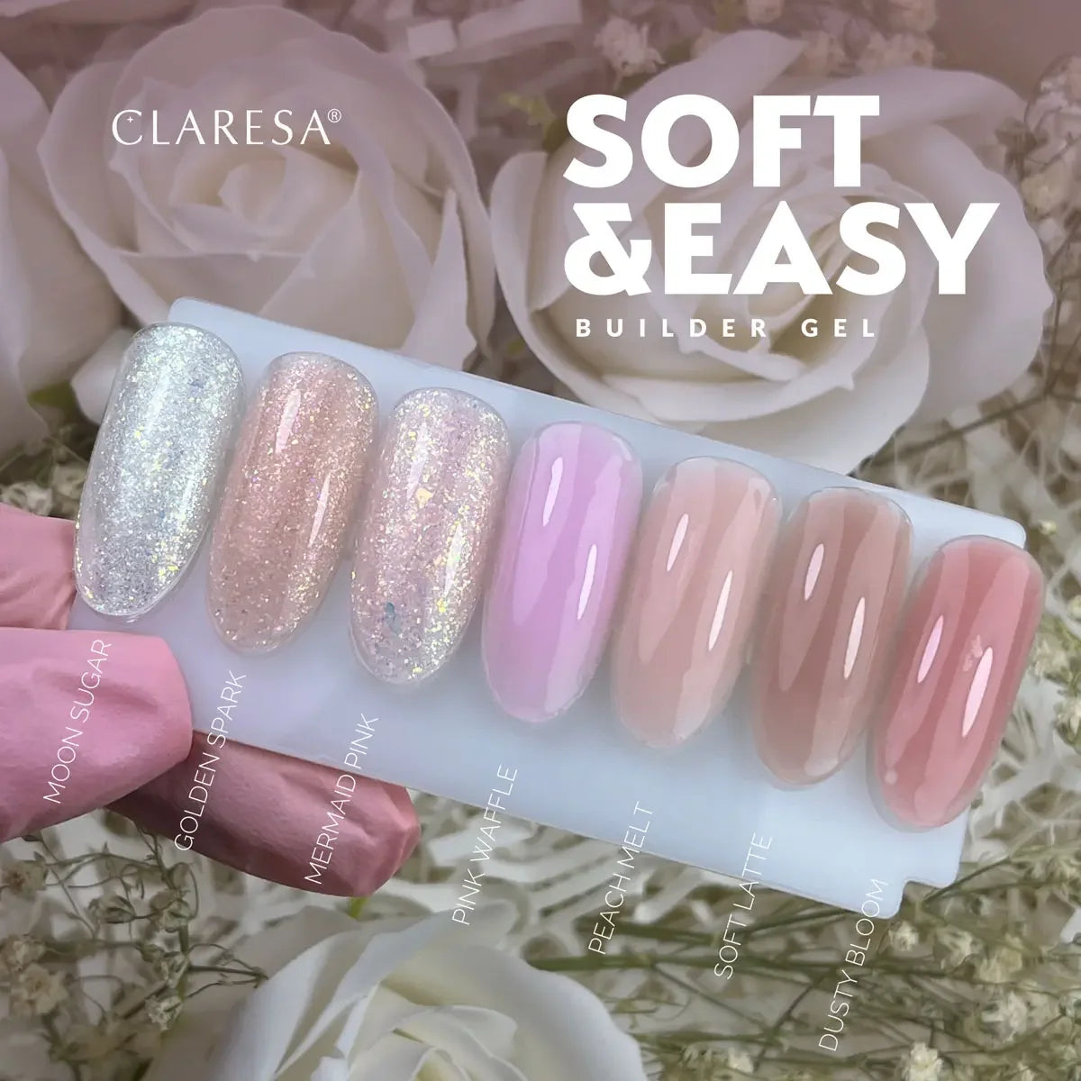Claresa Builder Gel Soft&Easy Peach Melt 12g - Lady&Oscar