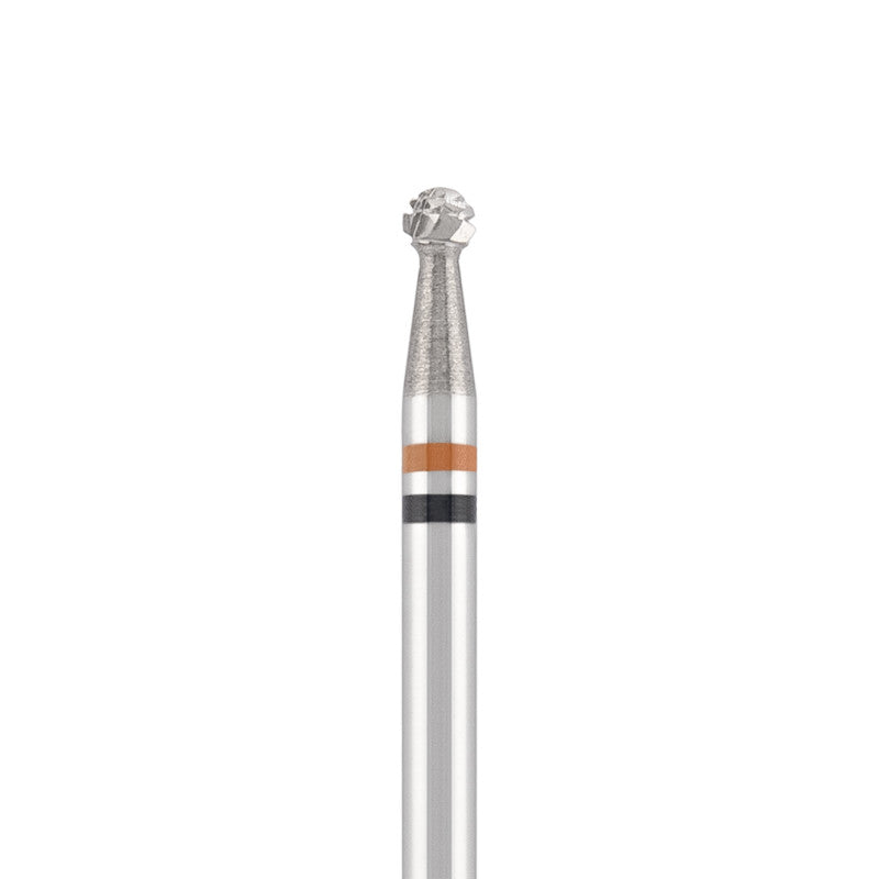 Vista alternativa di Tungsten carbide bit "ball" red-black, L-2,0 mm., Ø2,2 mm