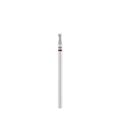 Dettaglio di Tungsten carbide bit "ball" red-black, L-2,0 mm., Ø2,2 mm