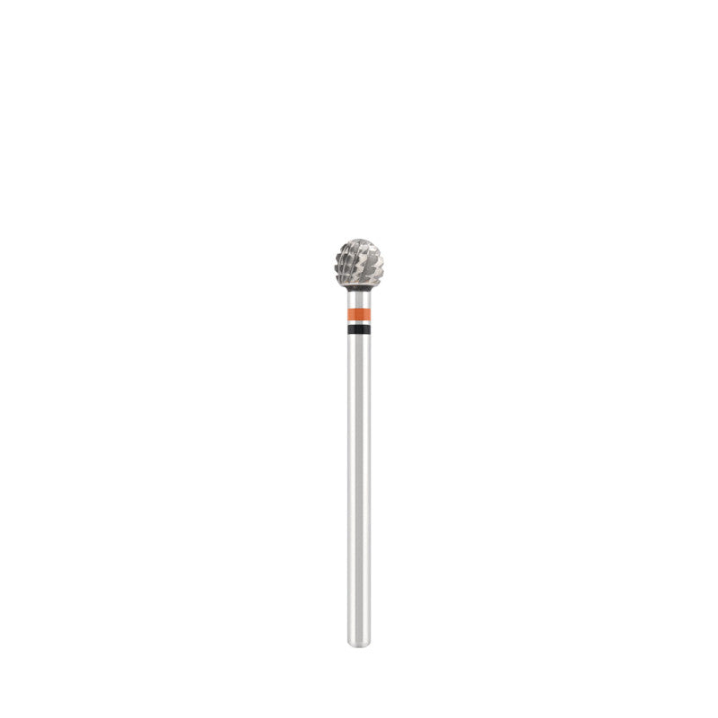 Dettaglio di Tungsten carbide bit "ball" red-black, L-4,0 mm., Ø4,0 mm