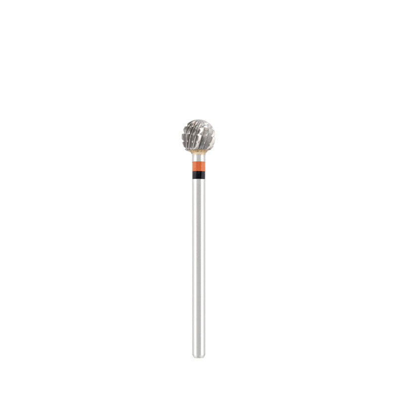 Dettaglio di Tungsten carbide bit "ball" red-black, L-5,0 mm., Ø5,0 mm