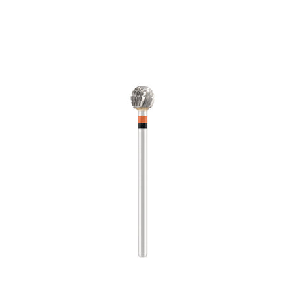 Dettaglio di Tungsten carbide bit "ball" red-black, L-5,0 mm., Ø5,0 mm