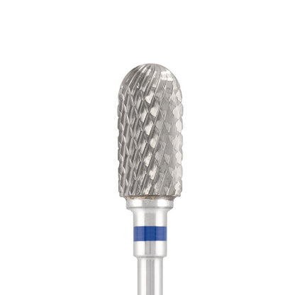 Vista alternativa di Tungsten carbide bit "rounded cylinder" blue, L-13,0 mm., Ø6,8 mm