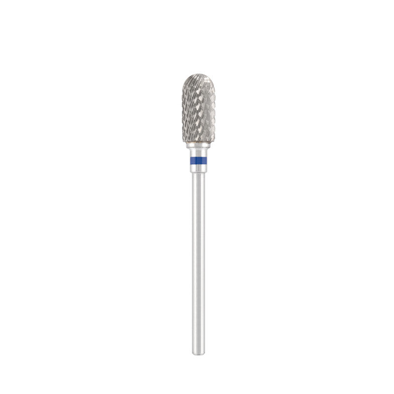 Dettaglio di Tungsten carbide bit "rounded cylinder" blue, L-13,0 mm., Ø6,8 mm