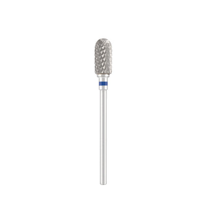 Dettaglio di Tungsten carbide bit "rounded cylinder" blue, L-13,0 mm., Ø6,8 mm